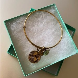 Change the world Alex and ani bracelet gold